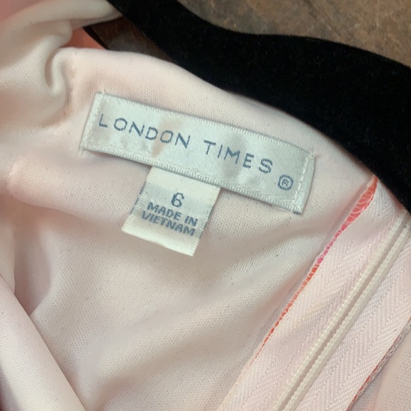 London Times Dress with Lining Size 6 - Picture 11 of 12